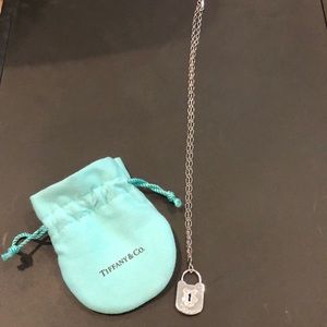 Tiffany and Co lock necklace